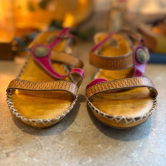 L'Artiste Brown Sandals for Women size 11 - Picture 4 of 13